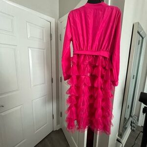 Jacket with tulle attached